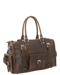 Vagabond Traveler 19 Cowhide Leather Medium Dufflegymtravel Bag L48 Dk Vintage