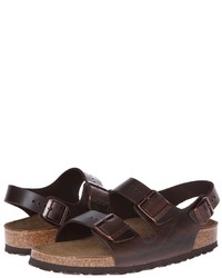 Birkenstock Milano Leather Soft Footbed Sandals