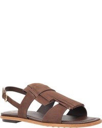 Tod's Tods Piat Maxi Leather Sandals