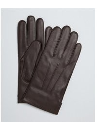 Portolano Black Lambskin Cashmere Lined Gloves