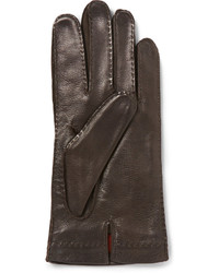 Loro Piana Cashmere Lined Leather Gloves