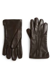 Saks Fifth Avenue Collection Leather Cashmere Gloves