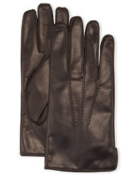 Portolano Deerskin Leather Classic Gloves With Side Slit