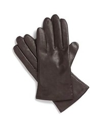 Fownes Brothers Cashmere Lined Leather Gloves Brown 8