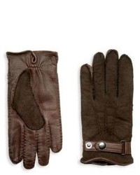 Hilts-Willard Hilts Willard Schuyler Shearling Deerskin Leather Gloves