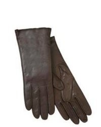 Isotoner Sleek Brown Leather Gloves Thinsulate Lined