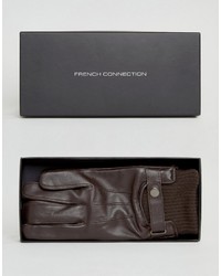 French Connection Leather Gloves
