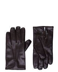 Barneys New York Leather Gloves Brown Size 95