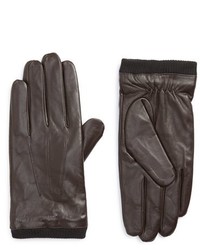 Topman Leather Tech Gloves