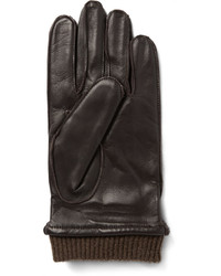 Dents Penrith Knit Trimmed Leather Gloves