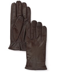 Bloomingdale's The Store At Cashmere Lined Leather Gloves
