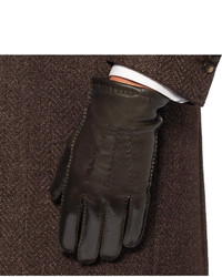 Dents Touch Screen Cashmere Lined Leather Gloves