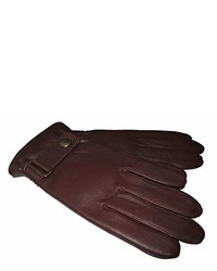 Dark Brown Leather Gloves