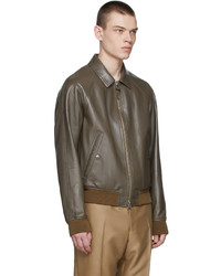 Tom Ford Taupe Leather Jacket