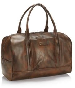 Hugo Boss Weekender Leather Travel Bag 