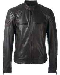 Belstaff Leather Zip Jacket