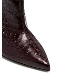 Alexandre Vauthier Alex 90mm Croc Effect Knee High Boots