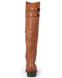 Journee Collection Chloe Knee High Riding Boots