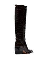 Chloé Coffee Brown 60 Knee High Leather Boots