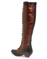 Jeffrey Campbell Erlene Knee High Lace Up Boot