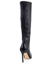 Manolo Blahnik Hanzuotal Leather Knee High Boots