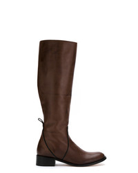 Sarah Chofakian Leather High Ankle Boots