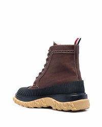 Thom Browne Longwing Panelled Duck Boots