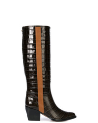 Chloé Western Stripe Boots