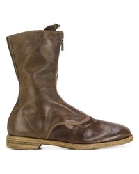 Guidi Zipped Panelled Boots