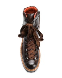 Santoni Lace Up Hiking Ankle Boots
