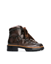 Santoni Lace Up Hiking Ankle Boots