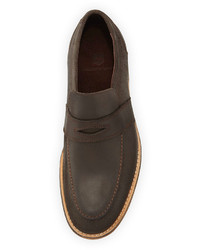 Andrew Marc New York Andrew Marc District Soft Leather Loafer Dark Brownnatural