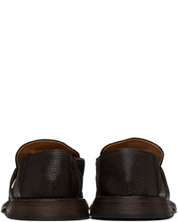 Marsèll Brown Alluce Gathered Loafers