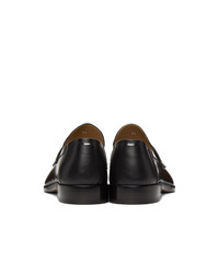 Maison Margiela Brown And Black Tabi Loafers