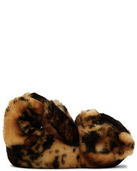 Vetements Brown Black Wild Cat Teddy Loafers