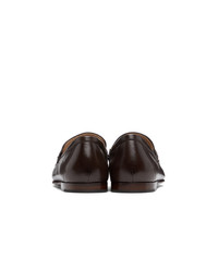 Dunhill Brown Chiltern Roller Bar Loafers