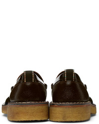 Paul Smith Brown Drood Bordeaux Leather Loafers