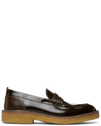 Paul Smith Brown Drood Bordeaux Leather Loafers