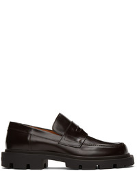 Maison Margiela Brown Leather Loafers