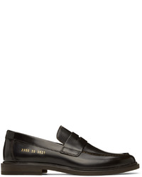 Common Projects Brown Leather Loafers