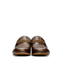 Gucci Brown Phyllis Loafers
