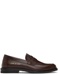 Common Projects Brown Polished Loafers
