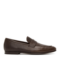 Dunhill Brown Soft Chiltern Loafers