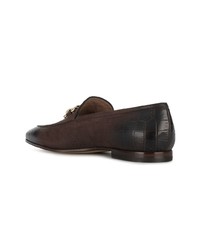 Salvatore Ferragamo Chain Trim Loafers