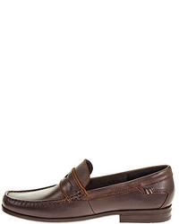 Hush Puppies Circuit Penny Mt Dark Brown Leather