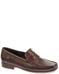 Hush Puppies Circuit Penny Mt Dark Brown Leather