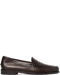 Tom Ford Crewe Leather Penny Loafers