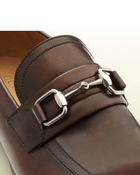 Gucci Shaded Leather Horsebit Loafer