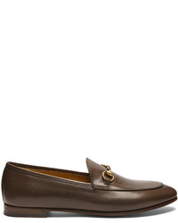 Gucci Jordaan Leather Loafers