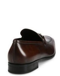 Salvatore Ferragamo Leather Bit Loafers